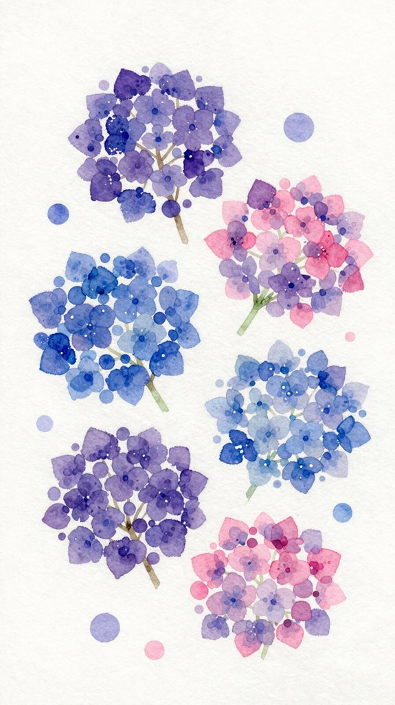 controlled chaotic organic hydrangea clusters