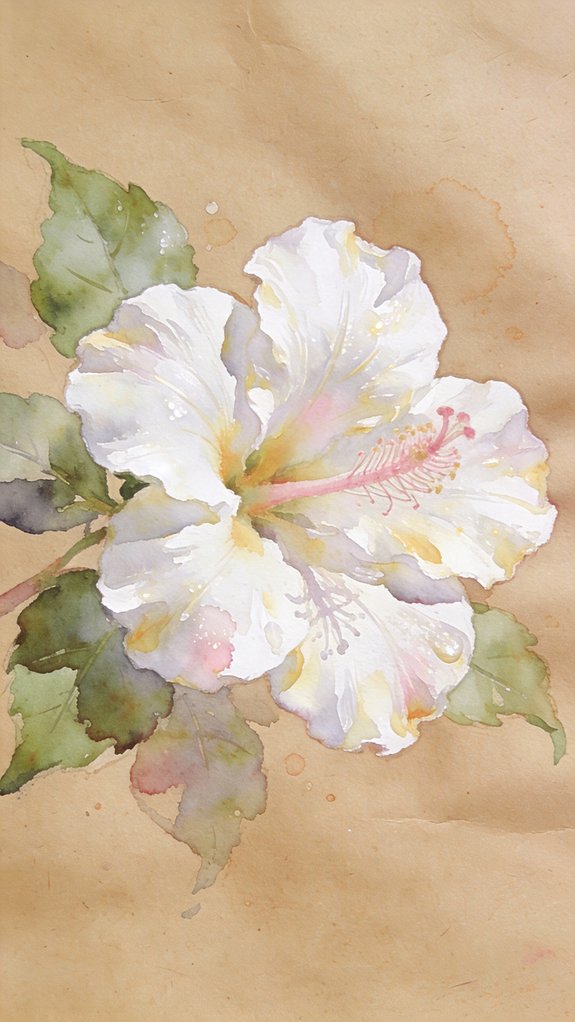 toned surface layered opaque whites dimensional depth