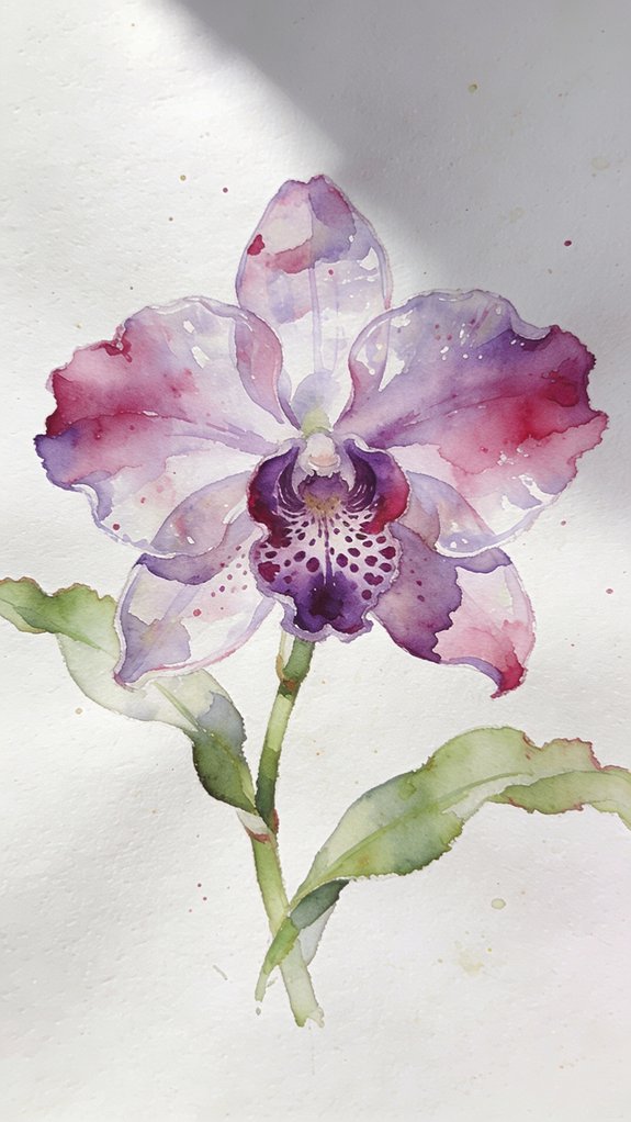 precise methodical scientifically accurate orchid art