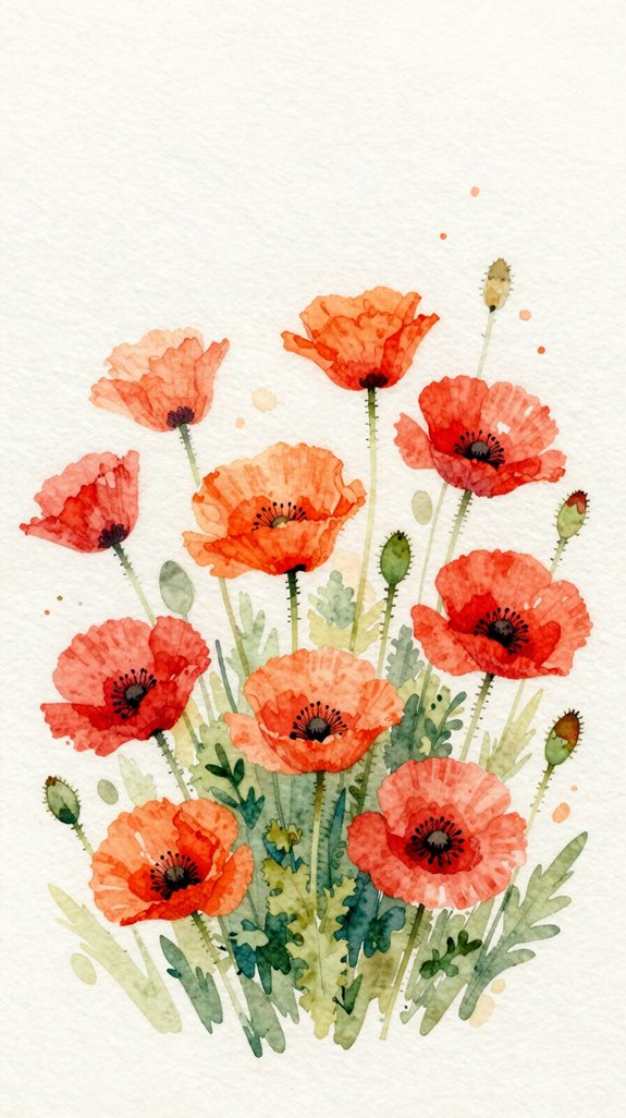 bold vibrant expressive watercolor