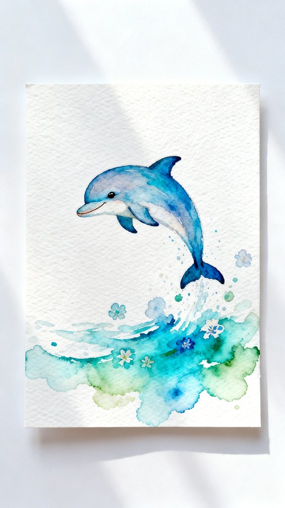 dynamic playful aquatic movement