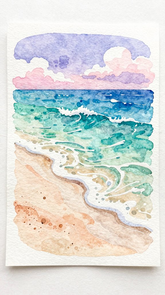 beginner s serene beach with reflections