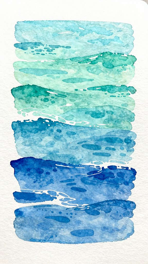 serene luminous translucent tropical waters