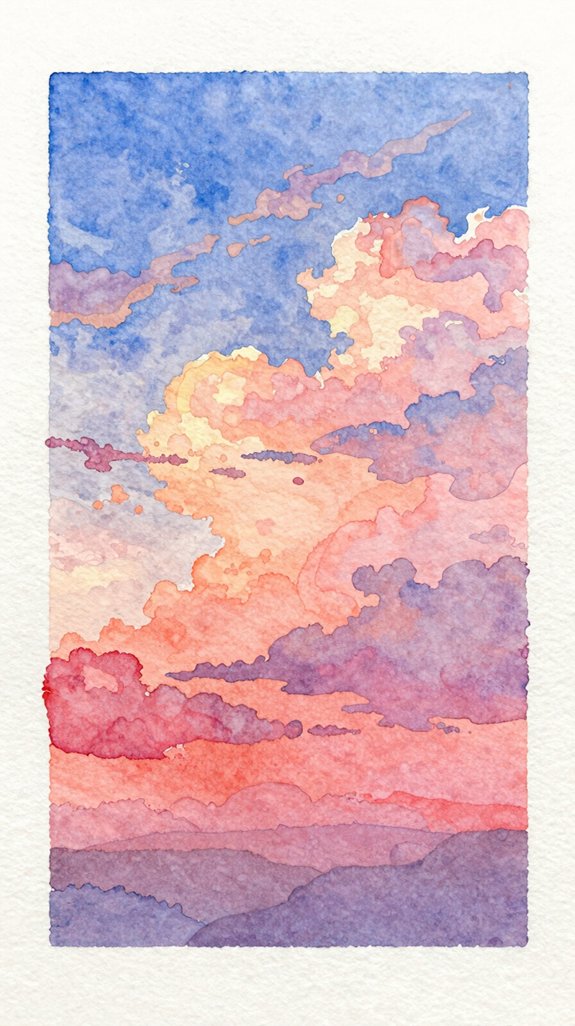vibrant color gradient sky essentials