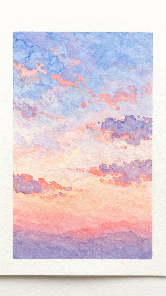 soft pastel dawn glow