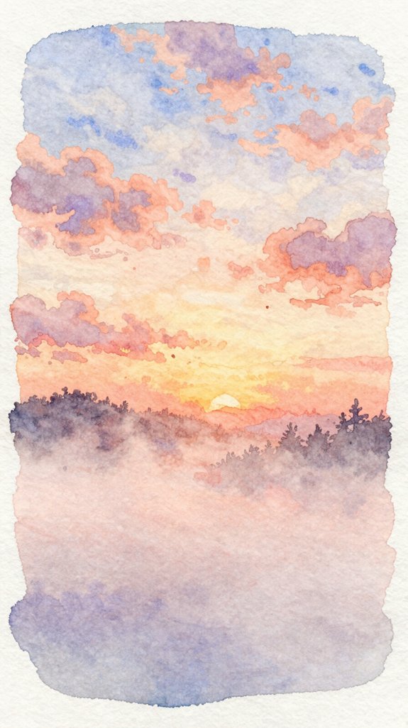 misty dawn gentle atmospheric blending