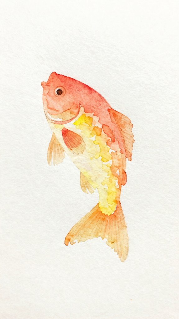 minimalistic watercolor wash vibrant