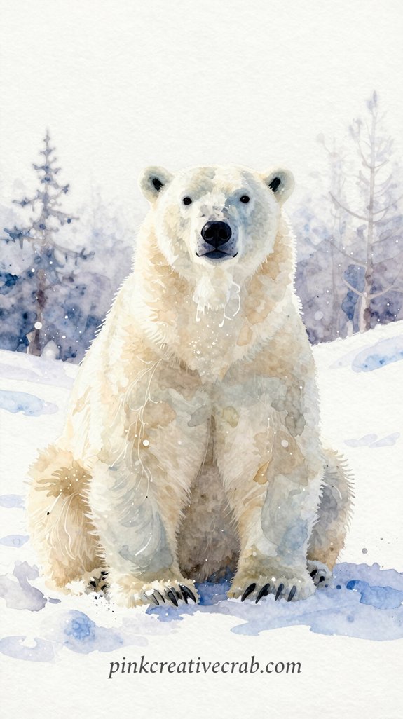 painting shadows not the bear