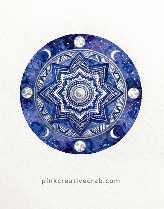 visually impactful tiny mandala patterns
