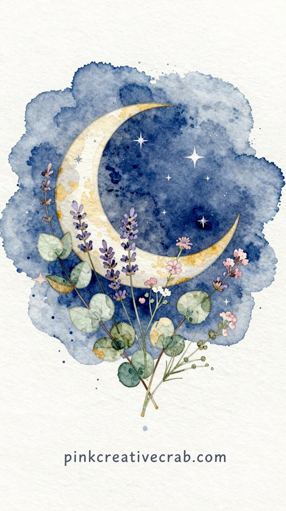 celestial and botanical midnight masterpiece