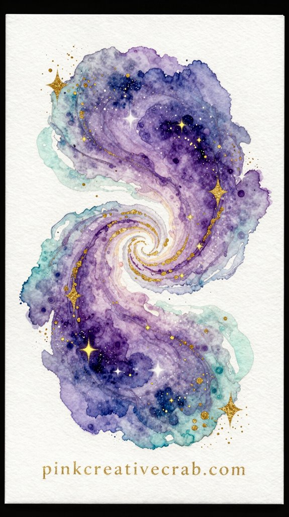 cosmic fluid speckled celestial