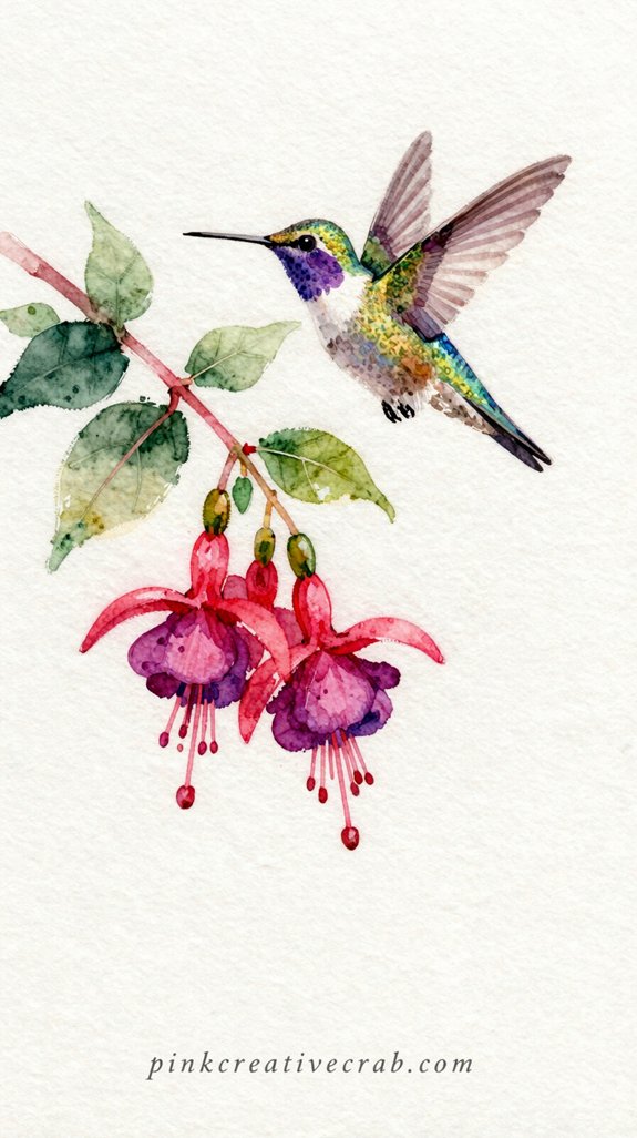 iridescent hummingbird vibrant fuchsia fade prevention