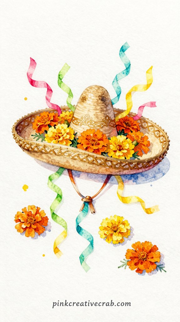 colorful mexican fiesta celebration