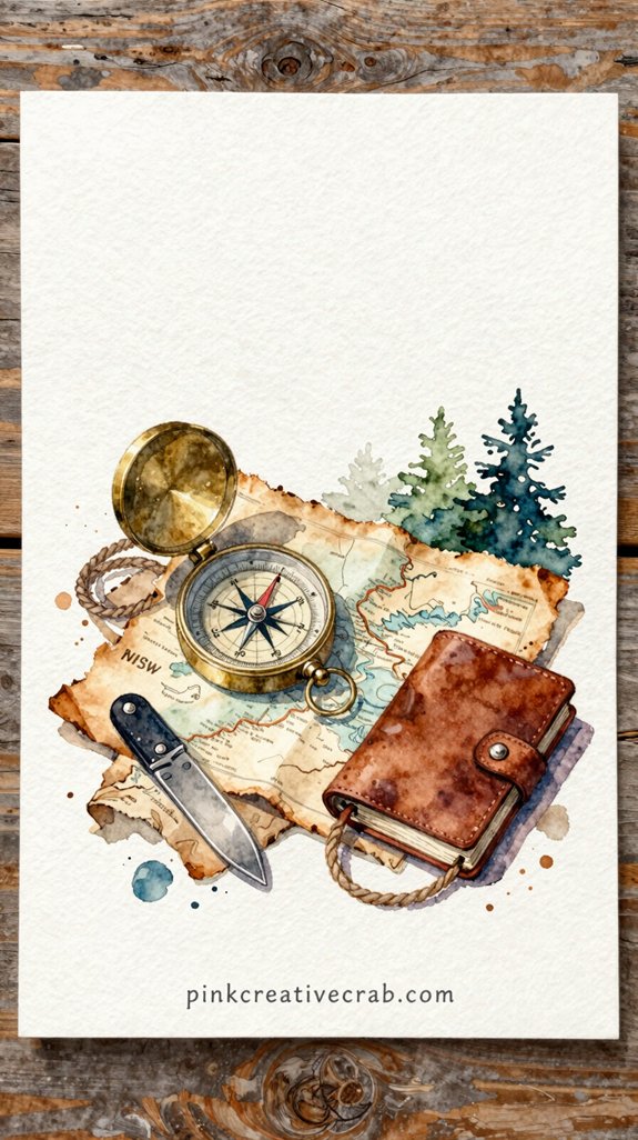 watercolor wanderlust father s day card