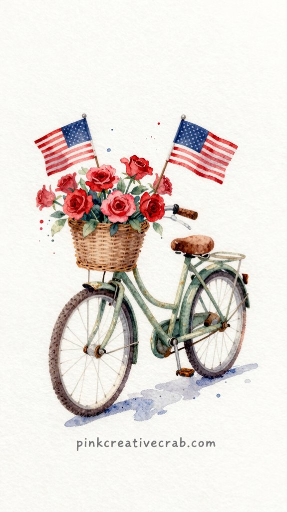 vintage charm patriotic flair imperfect beauty