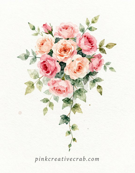 loose romantic forgiving heartfelt watercolor