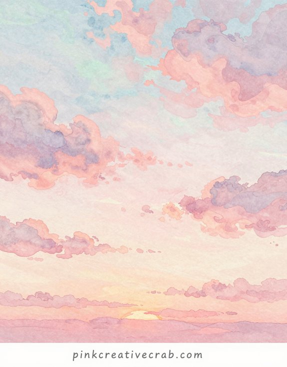 dreamy pastel spring watercolor gallery