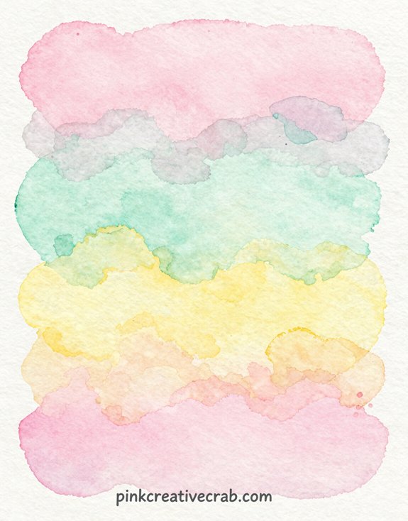 soft dreamy effortless pastel watercolor