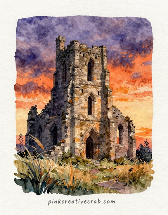 dramatic haunting abandoned apocalyptic ruins