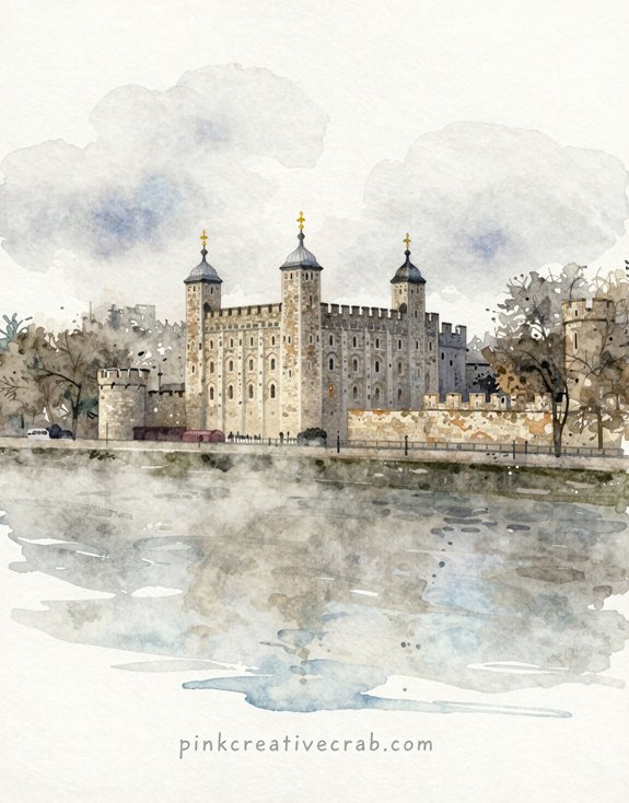 foggy watercolor castle sketching effortless