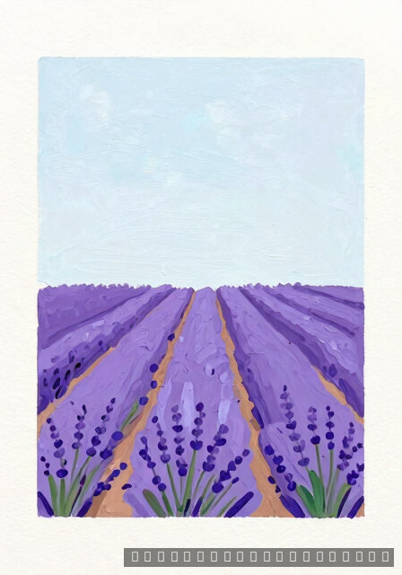 Create a Lavender Field Scene for Beginners