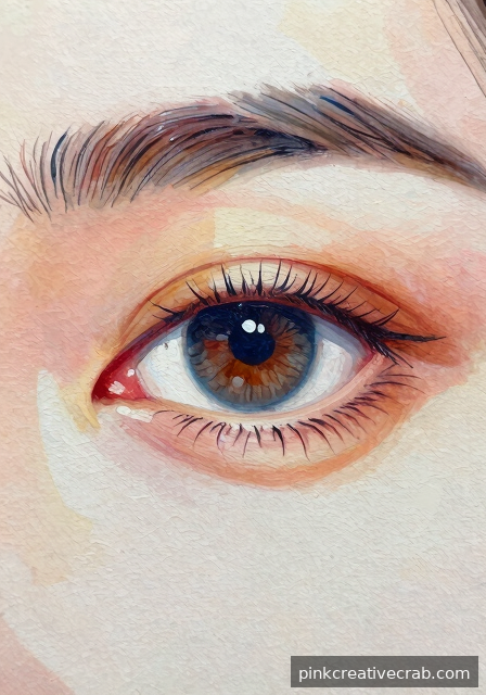 Capturing a Confident Gaze in Acrylics