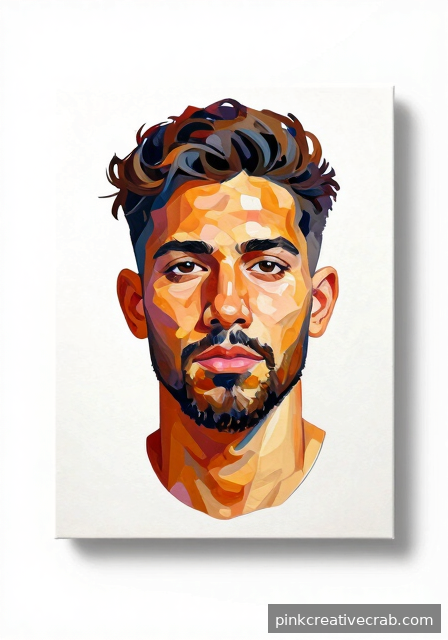 From Reference Photo to Finished Acrylic Portrait