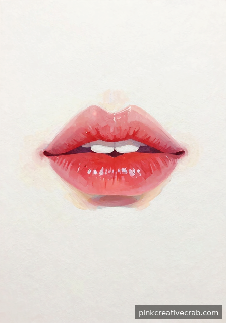 Painting Lips With Subtle Value Shifts