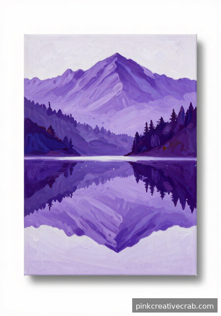 Wet-on-Wet Mountain Reflections