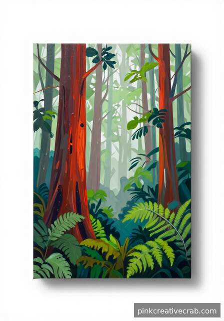 Rendering Depth in a Redwood Forest