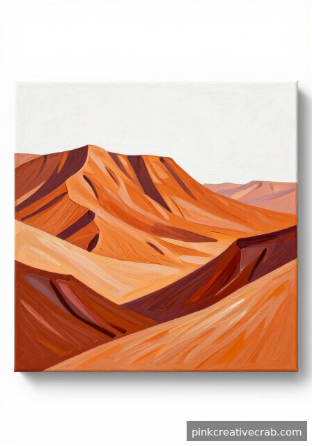 Desert Mesa at Midday: Ochres, Siennas, and Heat