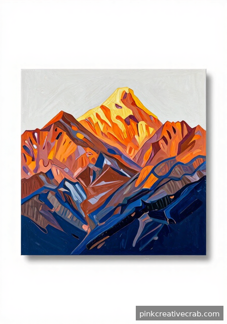 Underpainting in Burnt Sienna for Rocky Warmth