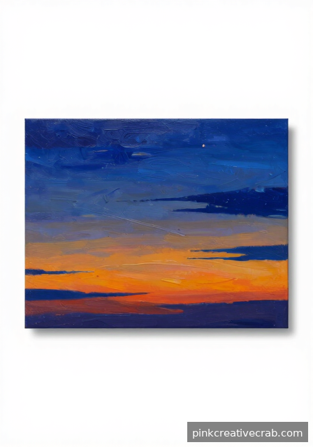 Moody Indigo and Amber Twilight Scene