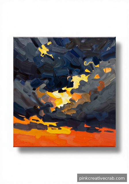 Capturing a Stormy Sunset Glow