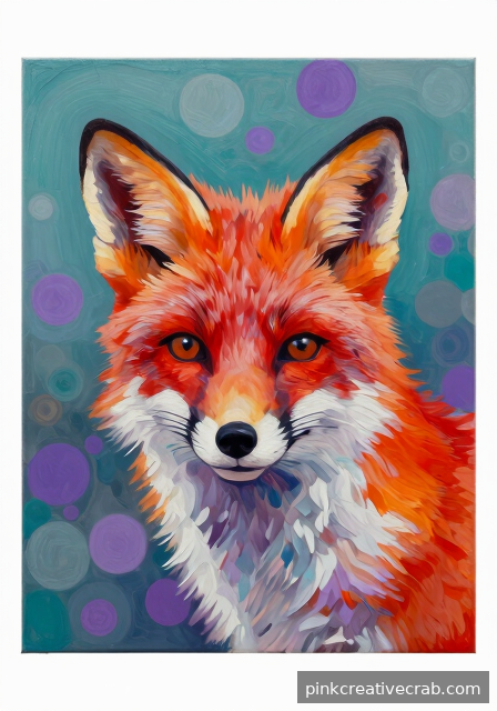Dreamy Bokeh Background Behind a Red Fox