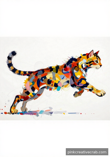 Wildlife in Motion — Acrylic Painting Animals Mid-Leap