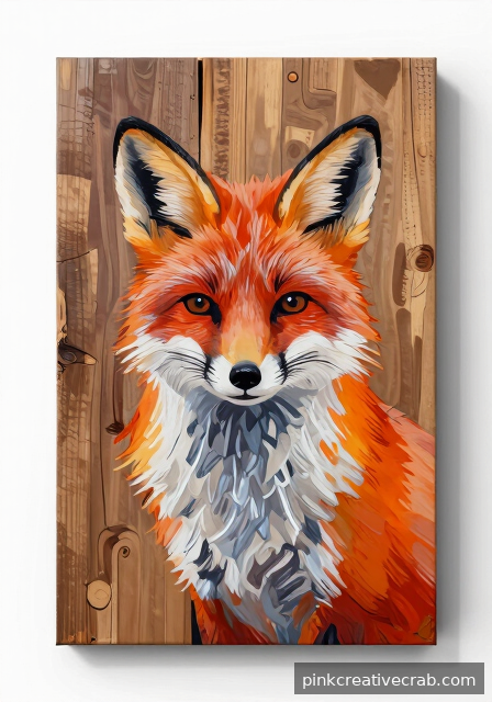 Acrylic Painting Animals on Reclaimed Wood Panels