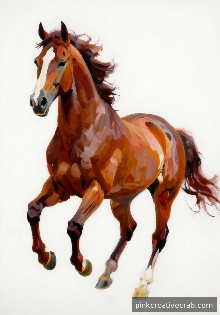 Expressive Loose Strokes for a Galloping Stallion