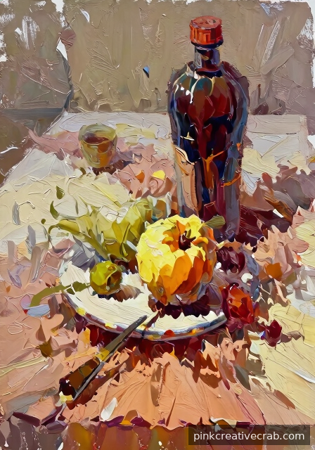 How a Single Light Source Transforms Your Acrylic Painting Food From Flat to Stunning