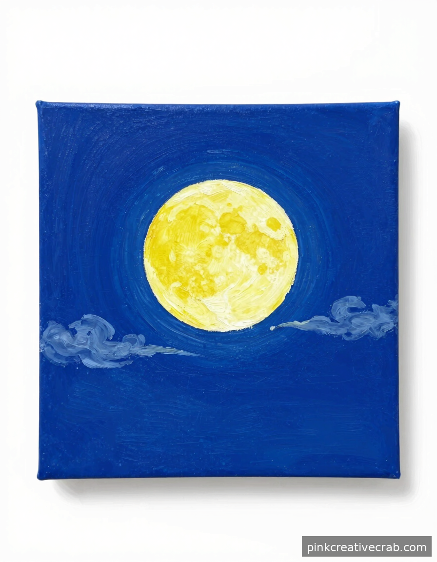 Why a Full Moon Night Sky Is the Most Satisfying Halloween Painting You Will Try