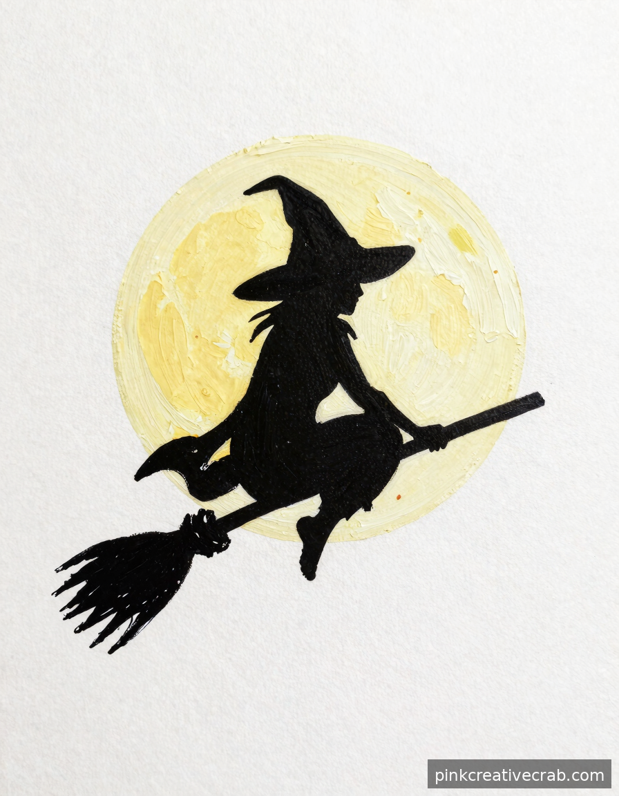 Everyone Will Think You Took a Class to Paint This Spooky Witch