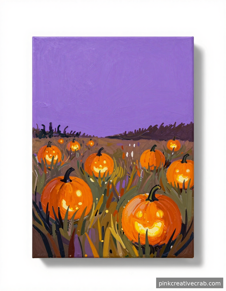 The Dreamy Purple Twilight Pumpkin Patch of Your Cottagecore Dreams