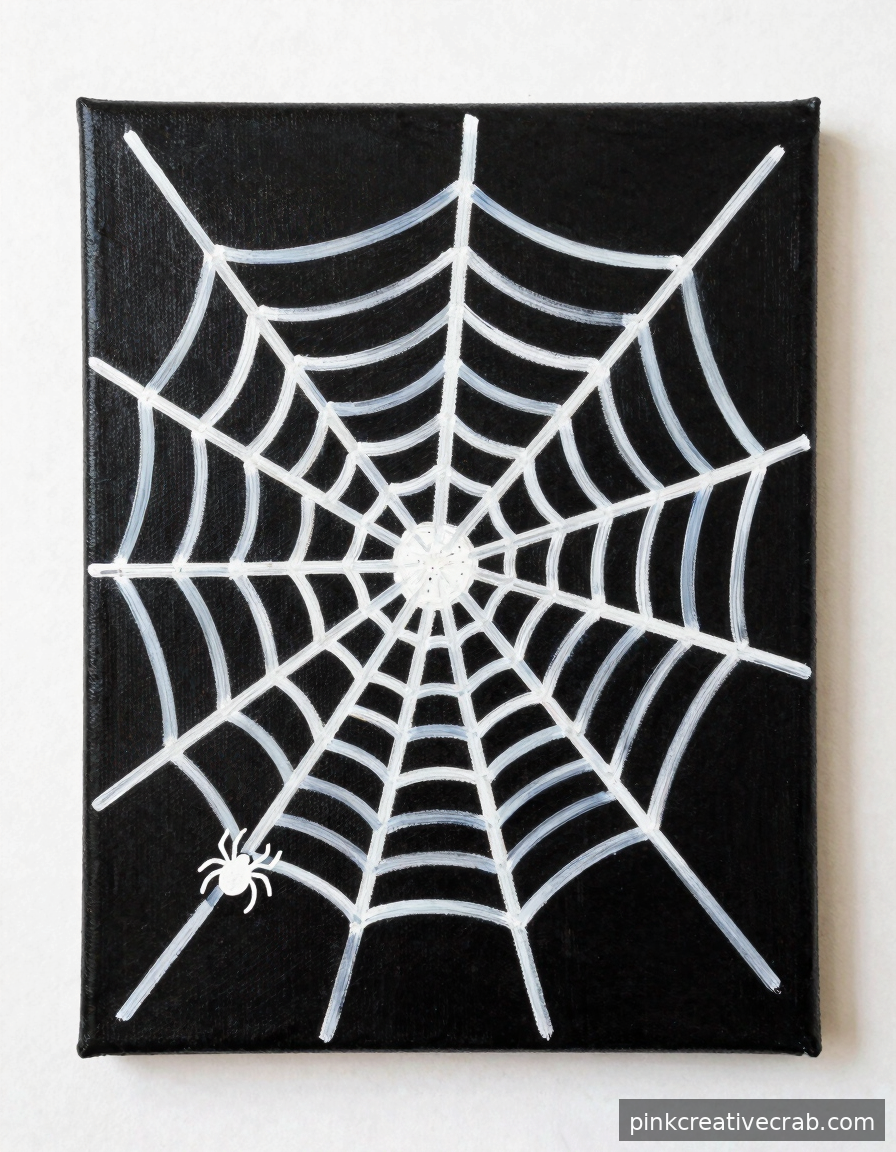 The Secret to Painting a Perfect Spiderweb (It Is So Much Easier Than You Think)