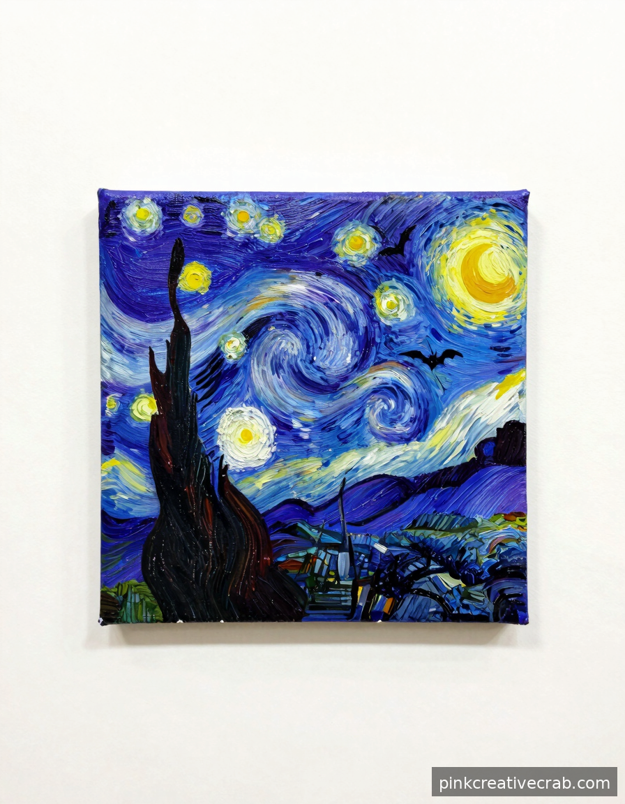 This Swirling Starry Halloween Sky Will Give You Major Van Gogh Vibes