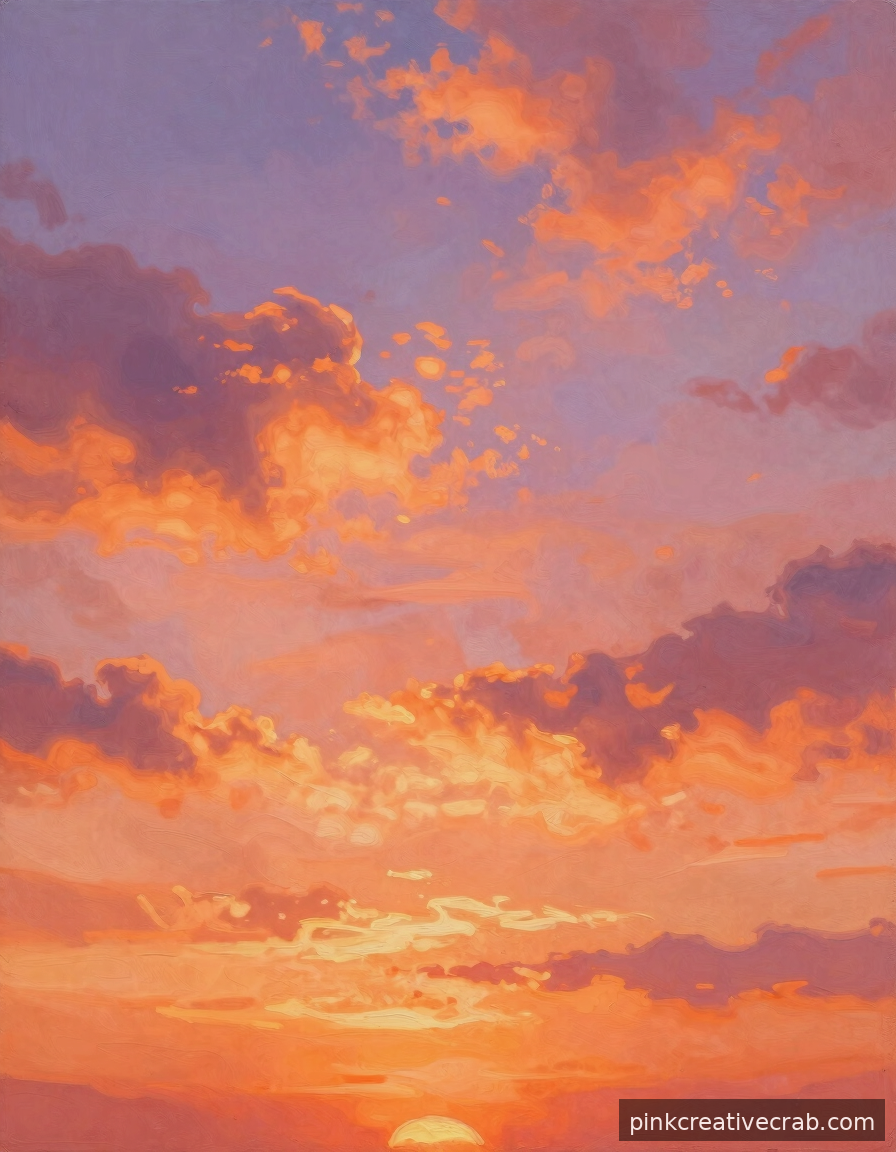 The Glowing Sunset Sky That Makes Everyone Stop and Stare