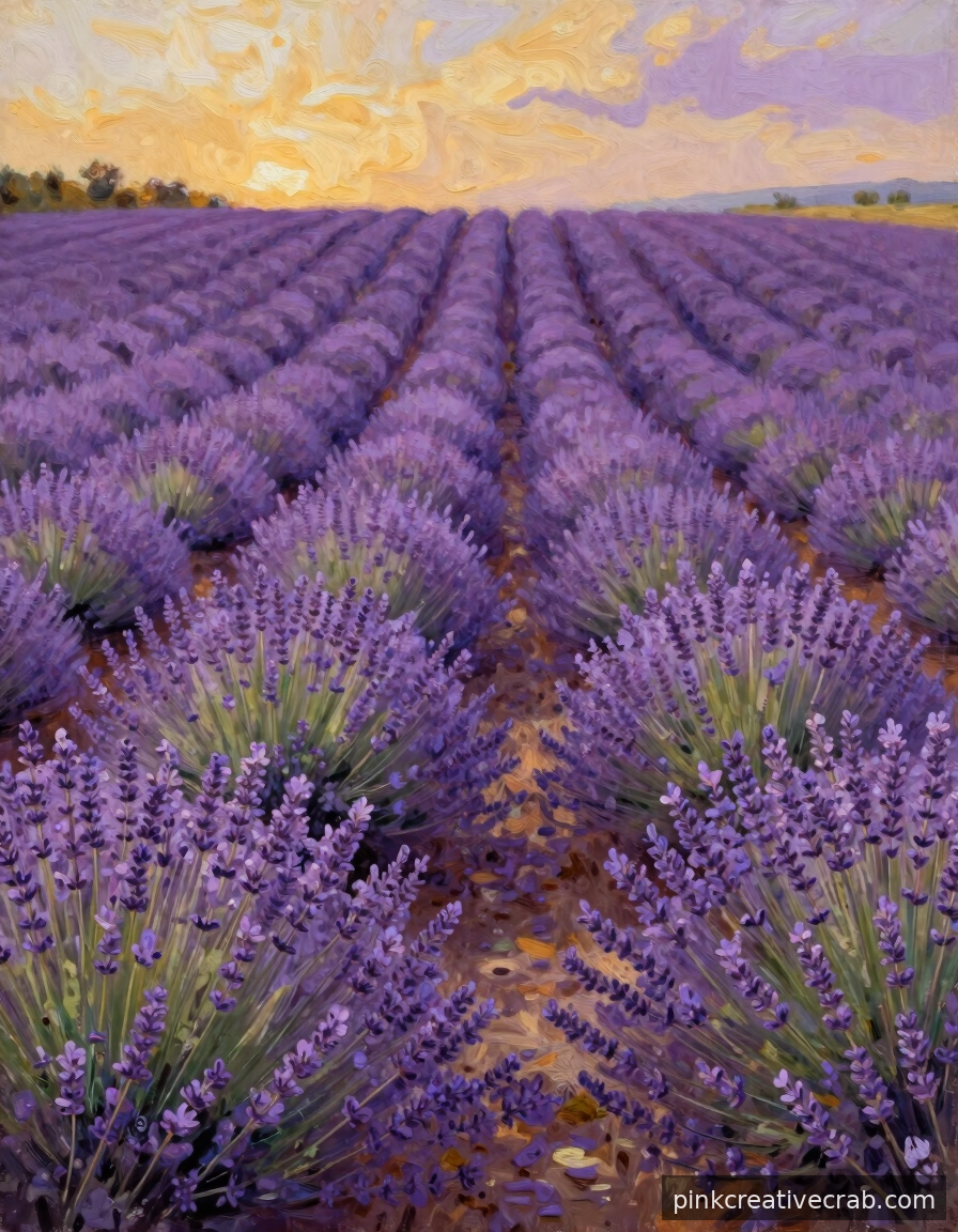Dreamy Lavender Fields That Belong on Every Beginner's Canvas