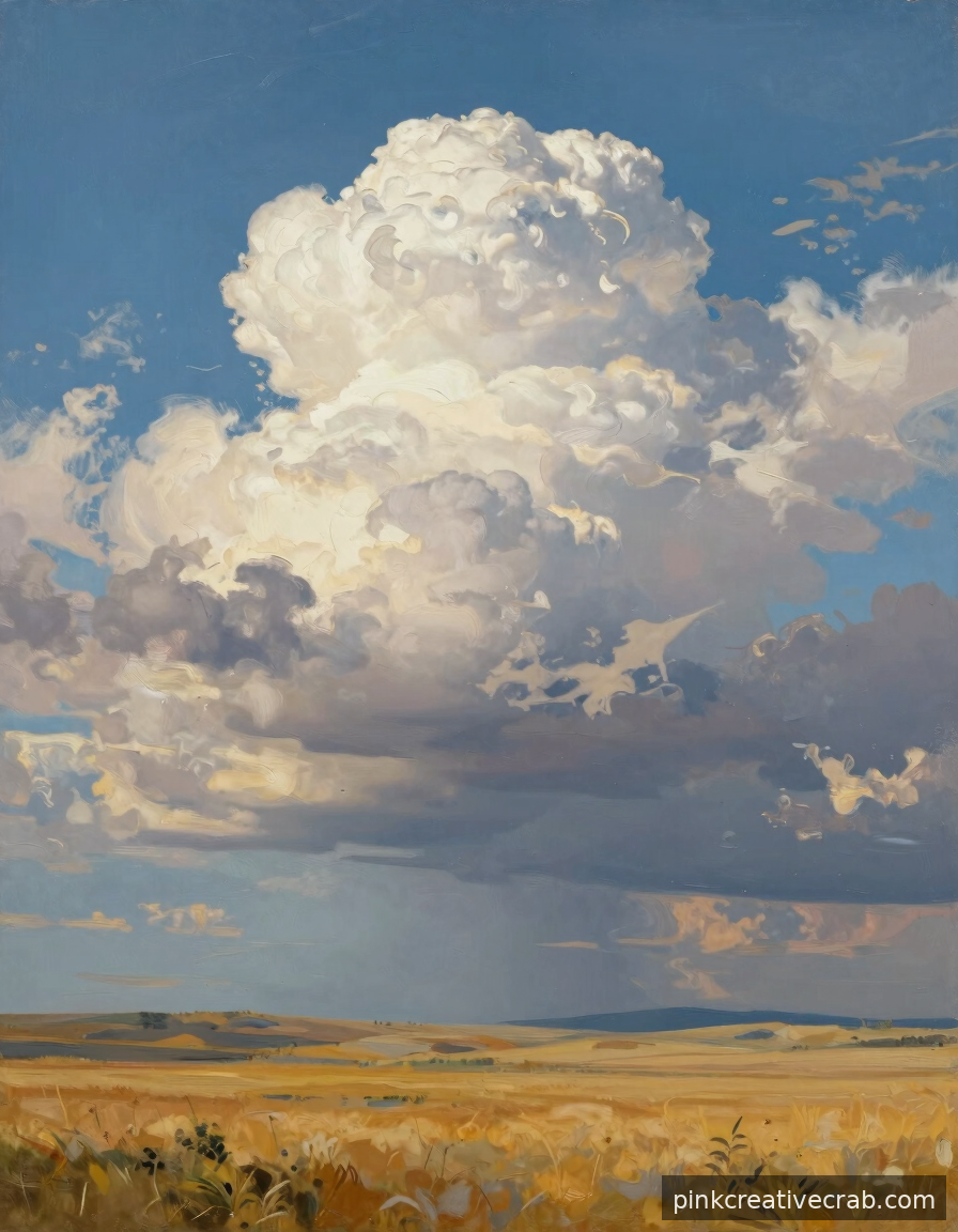 Fluffy Clouds Over Open Prairie — a Satisfying Win for Every New Painter