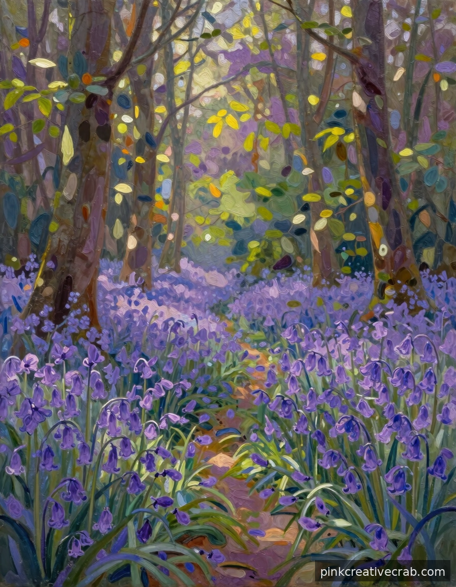 Magical Bluebell Wood Landscape That Looks Straight Out of a Fairy Tale
