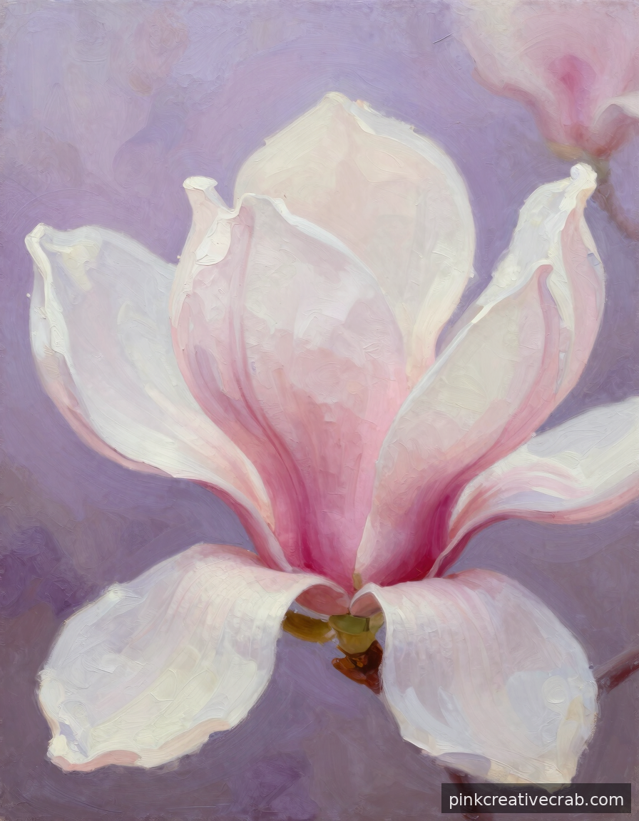 The Dreamy Oil-Painted Magnolia That Belongs Straight on Your Living Room Wall