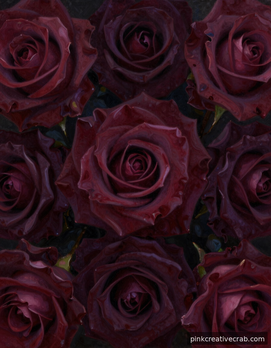 Moody Dark Roses That Make You Feel Like a Professional Artist Immediately